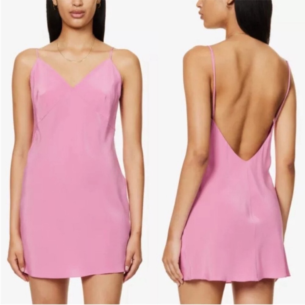 Olivia Von Halle Xena silk slip dress chemise - Picture 2 of 6